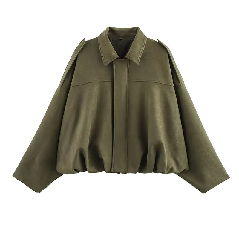 Women's Autumn Jacket Fashion Bomber Jackets Coats Winter Women's Coat Loose Women Jacket Vintage New Outerwear