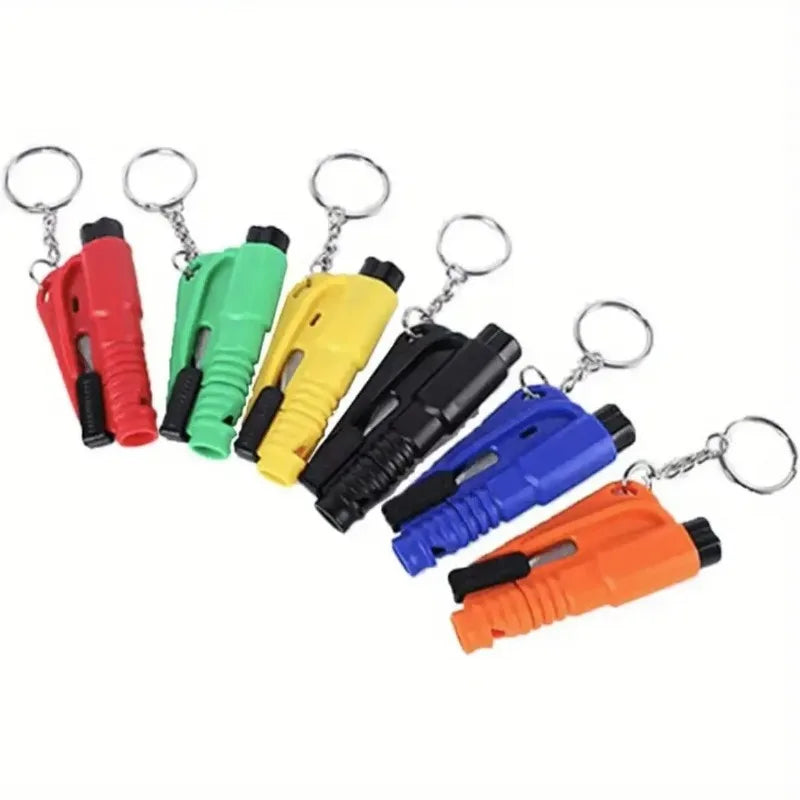 Safety Hammer with Rescue Whistle, Car Escape Tool,2-in-1 Window Breaker Seatbelt Cutter, Compact Emergency Escape Tool for Car
