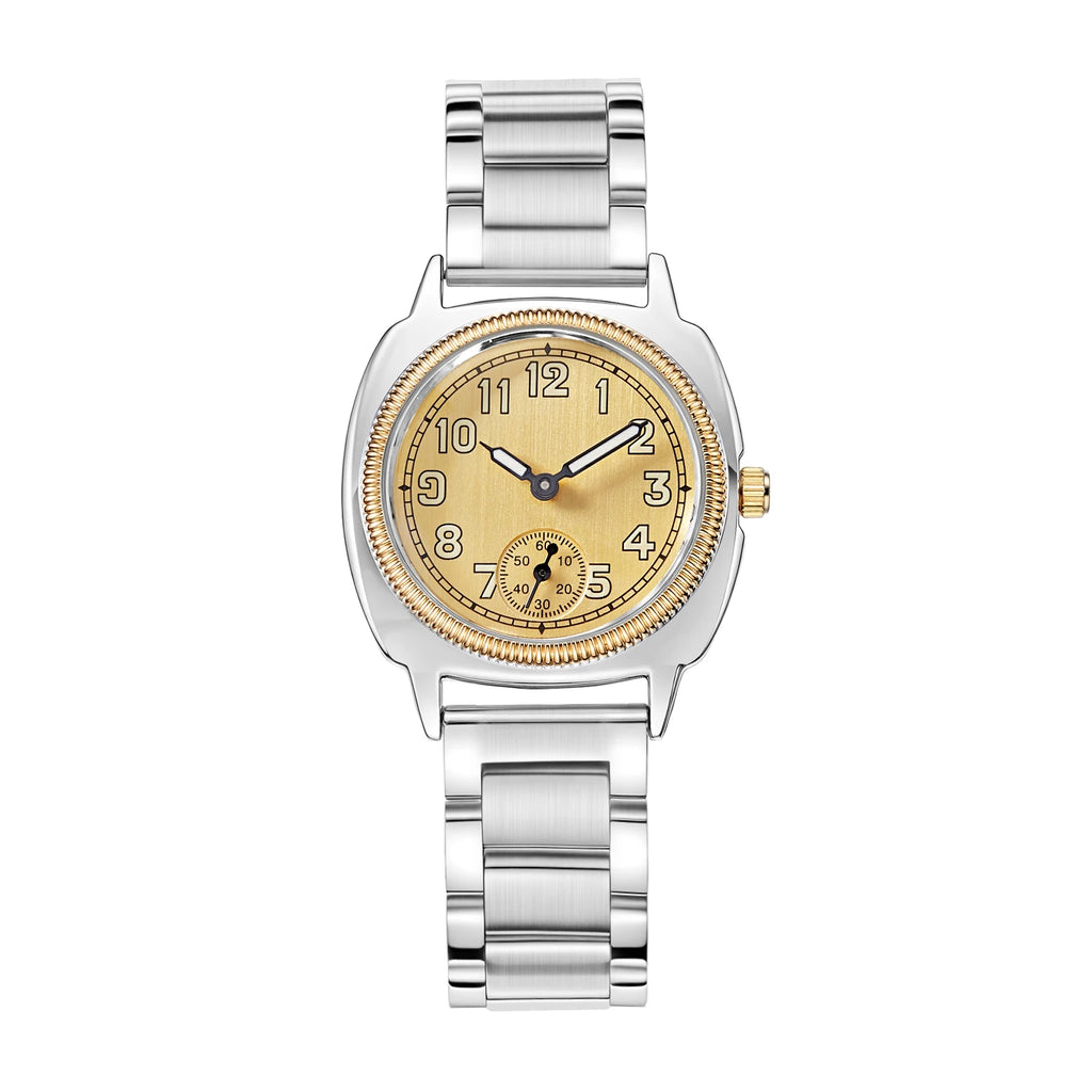 Women's Watch, A Stylish and Refined, Niche and Simple-Style Women's Watch With Stainless Steel Strap, Quartz Movement, A Unique