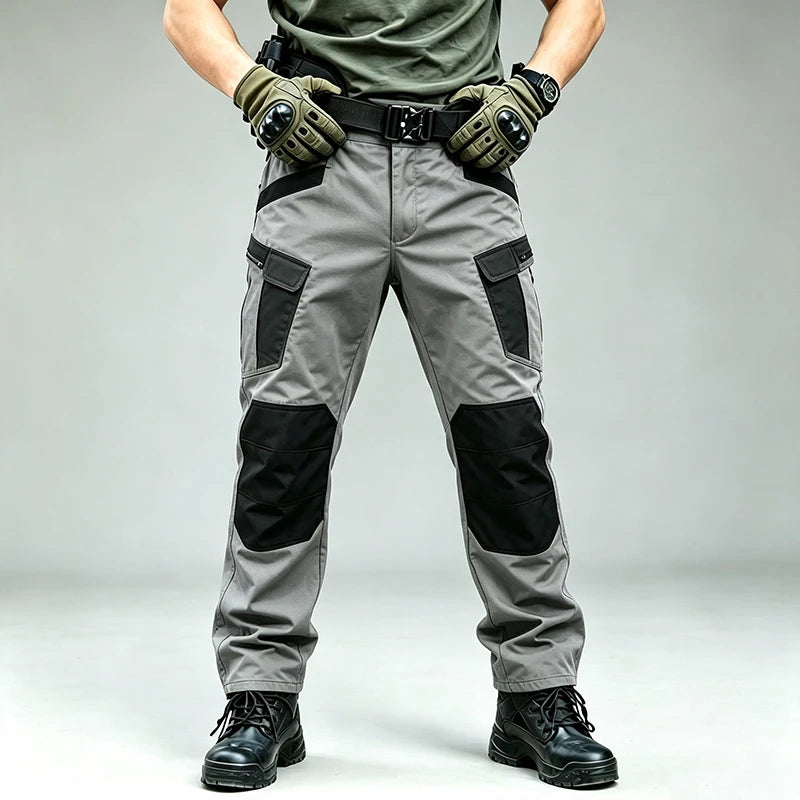 Outdoor Work Tactical Pants Men Winter Casual Cargo Trousers Waterproof Pant Elastic Hiking Traveling Workwear