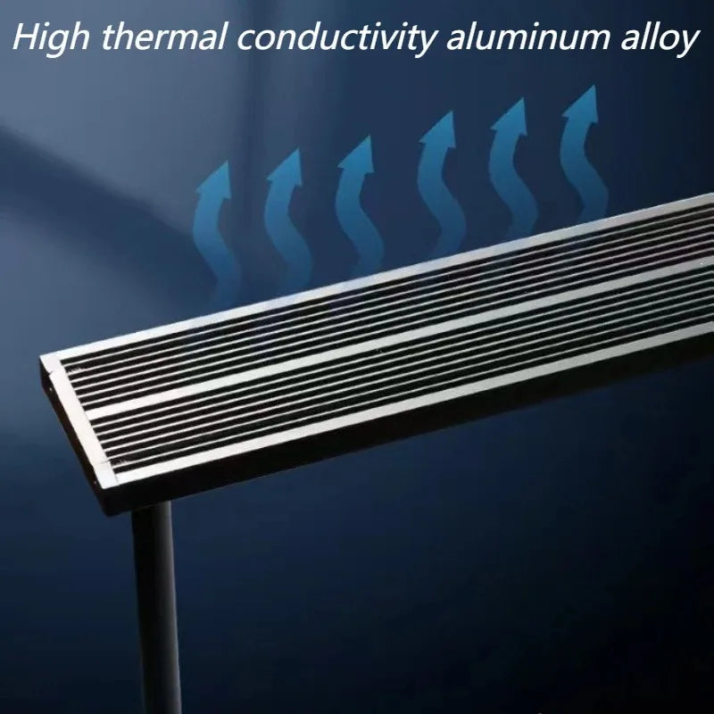 LED Aquarium Lamp Full Spectrum Aluminum Alloy Rotatable Fish Tank Light Aquatic Plants Clip-on Aquatic Lamps Fishbowl Lighting