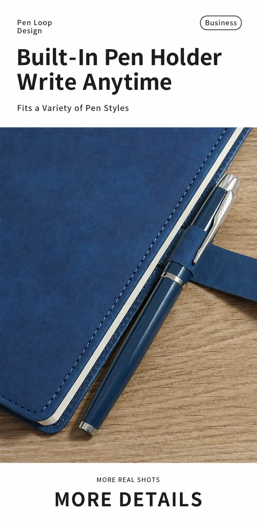 Fathers Day A5 Leather Notebook for Dad Lined Journal Gift for Men Office Work Daily Writing Notes Planner