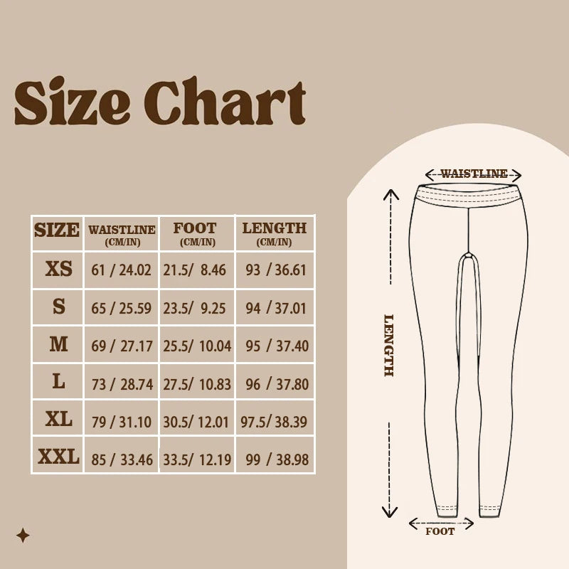 Women's Leggings Natural Floral Printed Outdoor Pants Polyester Spandex Stretch Elastic Waist,Control Fall Winter Streetwear