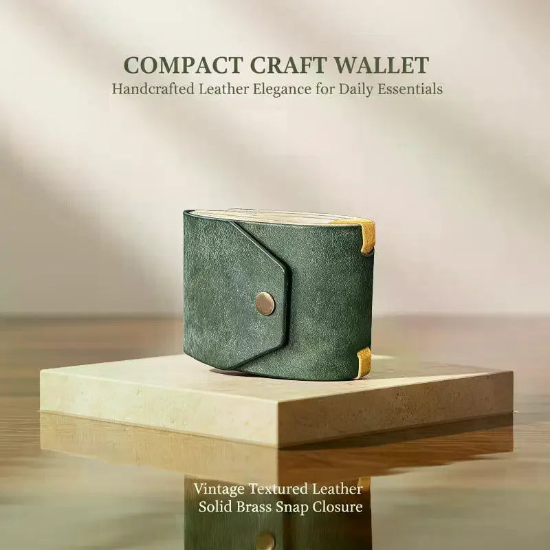 Leather Wallet Features A Cleverly Designed Card Holder For Easy And Quick Access To Cash And Cards.