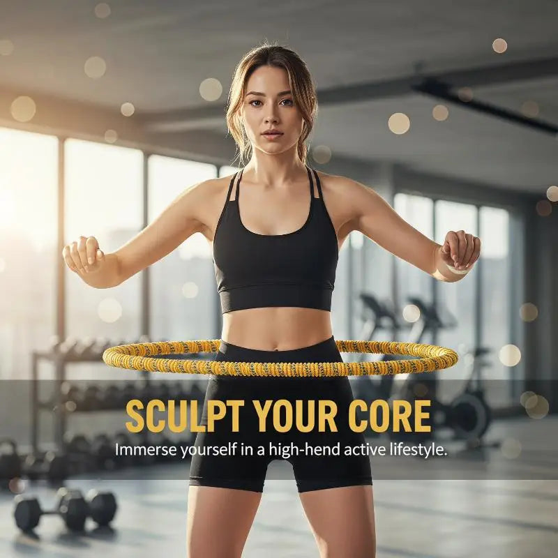 Weighted Waist Cushion for Workout Soft Spring Padding Breathable Polyester Cover for Home Fitness Yoga Pilates