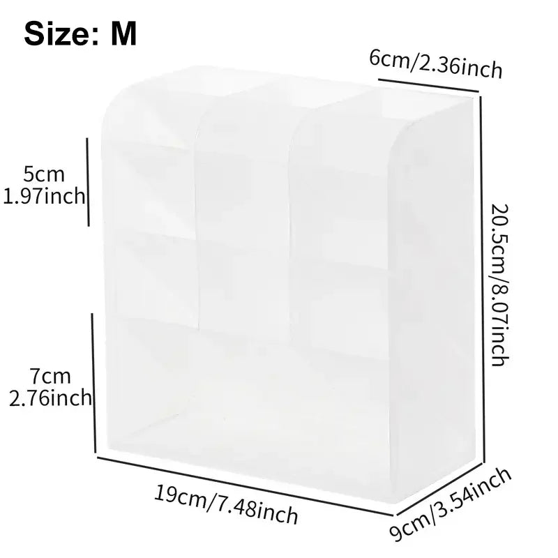 1 pen holder storage rack, multifunctional large capacity stationery storage box, desktop storage box, school office supplies