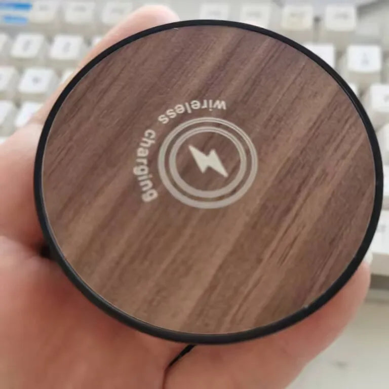 Desktop embedded wireless charger Fast charging 15W quick megnetic wireless chargers Bedside table furniture hotel  restaurant