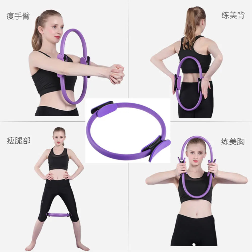 Pilates Circle Yoga Resistance Straps for Strength Training Elastic Band Muscle Trainer for Back And Shoulder Fitness Equipment