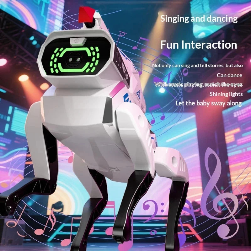 Robot Dog Kids Interactive AI Robotic Pet with Voice Control, Remote Programmable STEM Learning Toy Boys and Girls