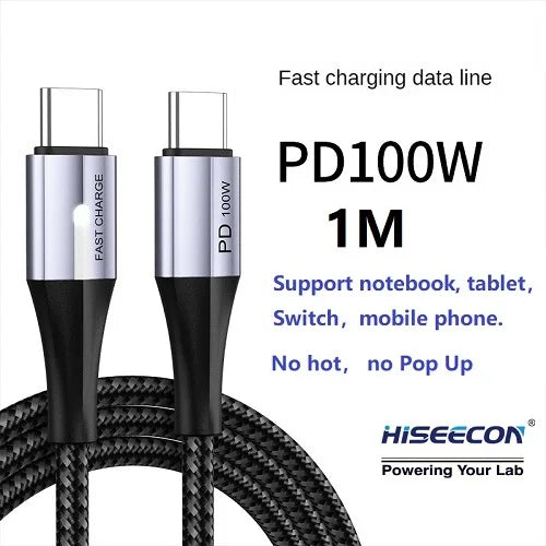 Multi Port 100W USB Charger Hub Digital Display Voltage Current Monitor PD QC Fast Charger Smart for Phones Laptops