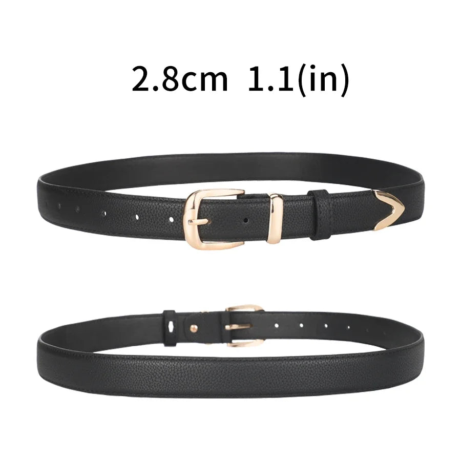 2026 Women Belts A Solid Color Casual, Retro and Elegant PU  Jeans and Coats Belt, Suitable for All Four Seasons Unisex Belts