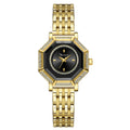 2025 New Women Gorgeous Quartz Watch Original Geometric Rhinestone Stainless Steel Waterproof Casual Banquet Dress Girls Watches
