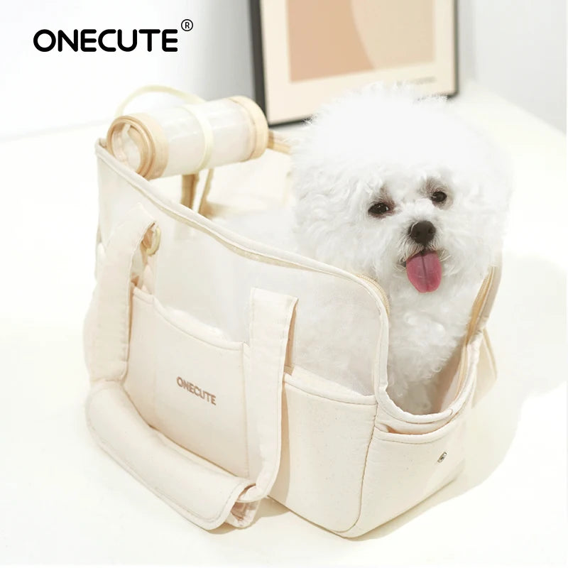 Pet Travel Backpack Outdoor Tote Bag Backpack For Puppy Summer Breathable Style Chihuahua Dog Supplies Suitable For Small Pets