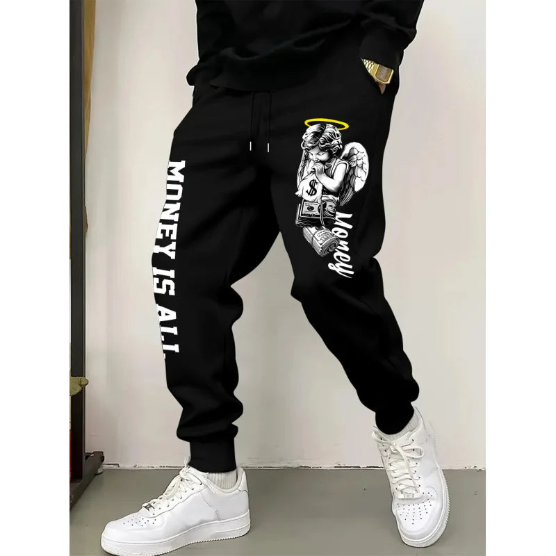 Fashionable And Distinctive Men'S Casual Pants For Everyday Wear，Casual Drawstring Waist Pants，Men'S Versatile Clothing