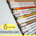 6/8/10Pcs Cute Writing Tools Animal-Shaped Erasable Pens For Journaling Writing Office Supplies Gift Ideas Office Stationery