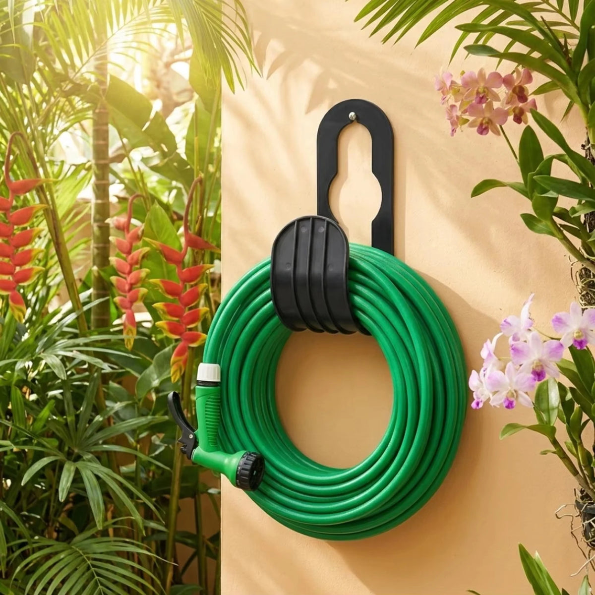 For Outdoor Lawn Care Space Saving Wall Mounted Garden Hose Bracket Is An Choice and Gardening Tools Storage Hook Indoor Wall