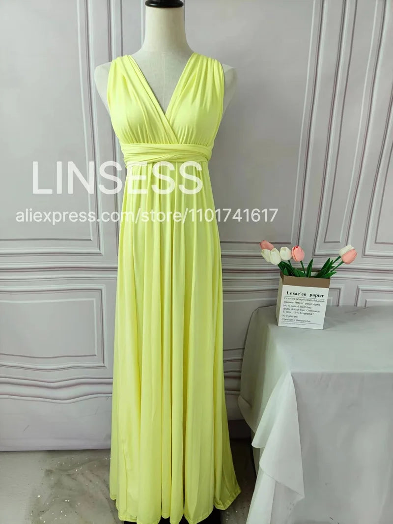 Bridesmaid Dress, Olive Green Maxi Bridesmaid Dress, Bridal Party Convertible Dress, Multiway Infinity Dress, Custom Dress