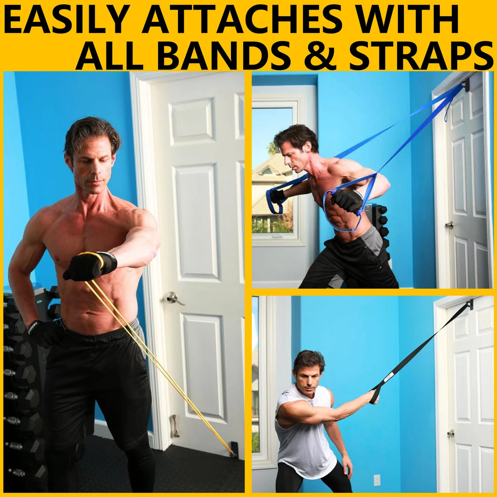 Door Anchor for Resistant Bands, Yogo Door Mount for Fitness Workout Heavy Duty Gym Accessories for Body Weight Strap