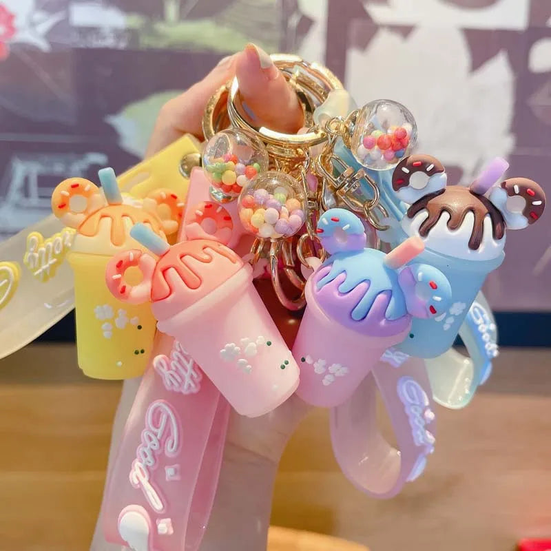 Creative Ice Cream Keychain Personalized PVC Hanger