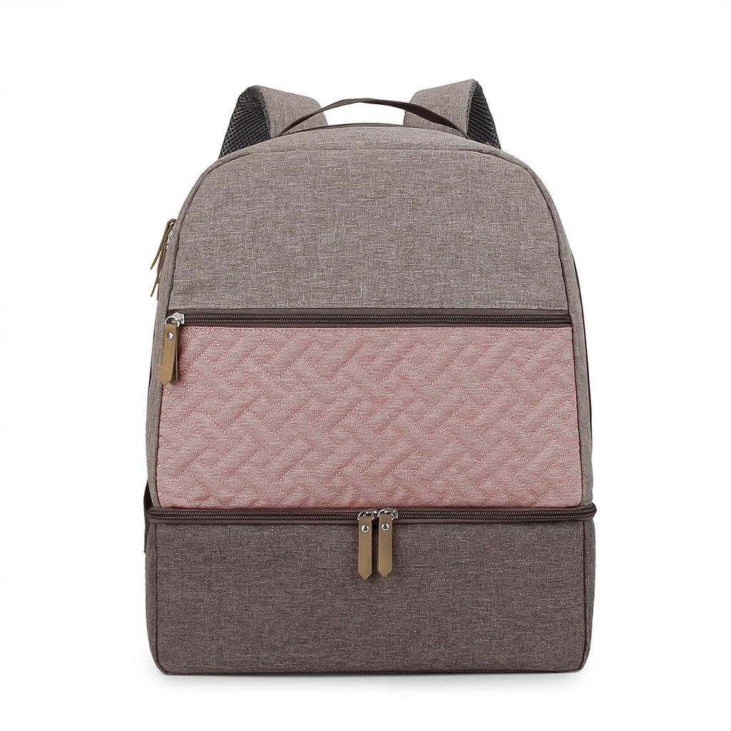 Mother and baby travel mommy bag outdoor dining baby food fresh-keeping backpack milk storage mommy bag