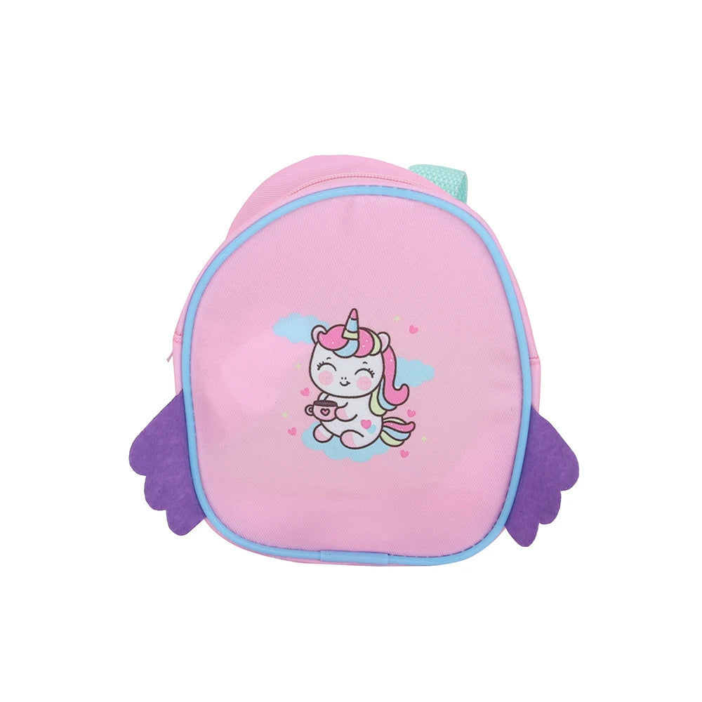 1PC Cartoon Fashion Doll Bag Accessories For Kids Above 3+ Cute Mini Backpack Travel Case Keychain Haversack Girl's Gift Toy