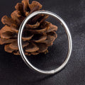 925 Sterling Silver 4MM Bangle Bracelets For Women Luxury Quality Jewelry Wholesale Jewellery