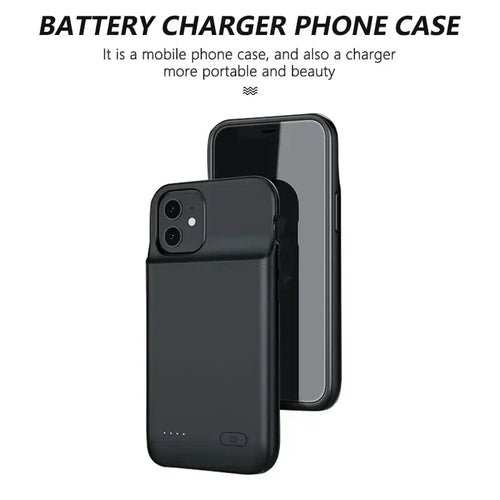 10000mAh Battery Case for Iphone 12 11 13 15 Pro Max Mini Power Bank Charger Cover for IPhone X S Max XR 7 8 6S Plus SE2020 Case
