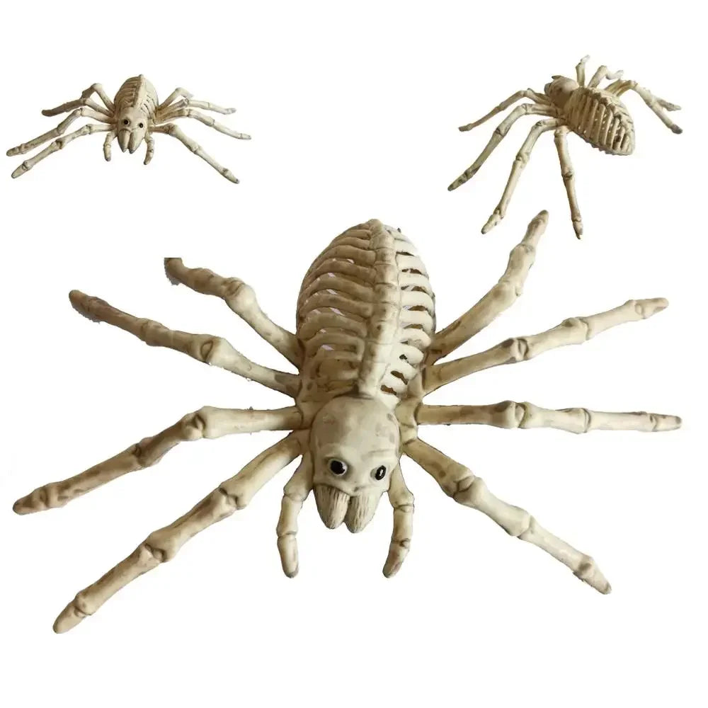 Halloween Decorations-Realistic Skeleton Props with Bats and Scorpions,Plastic Animal Bones for Haunted Houses,Bars,and Pranks