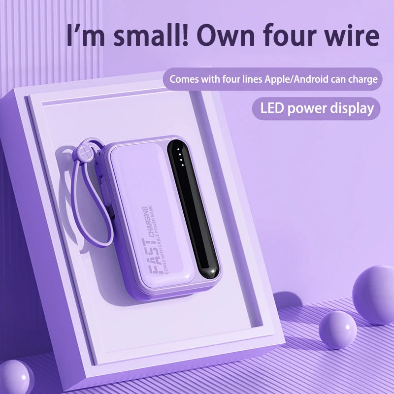 OnePlus 30000mAh Power Bank BuiIt in 4 Lines Super Fast Charging Large Capacity Portable External Battery for All Phones Android