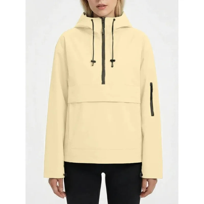 New Women's Casual Sports Trench Coat Spring Autumn Hooded Parker Outerwear Fashion Female Pullover Jumper Suit Jacket Zipper
