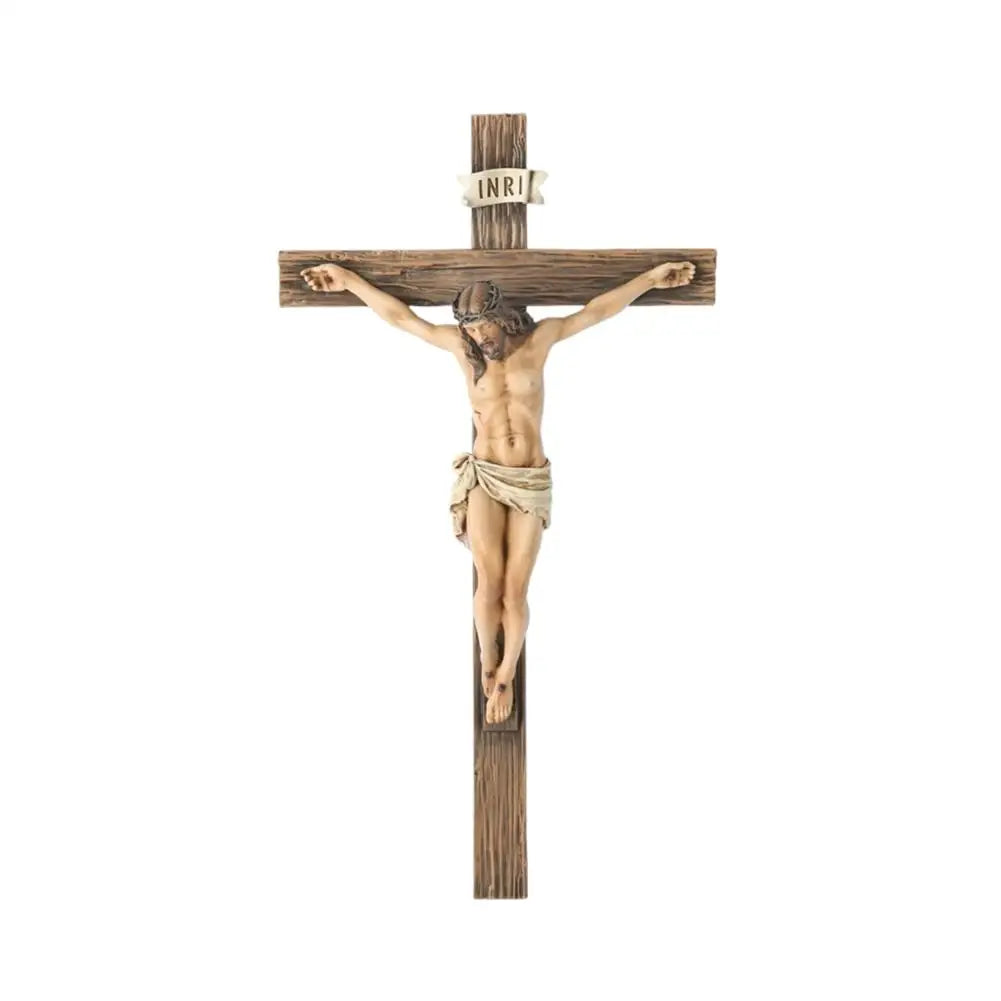 Easter Cross Resin Figurine Decoration Home Office Desktop Decoration Religious Holiday Ornament Gift For Christian Decoration