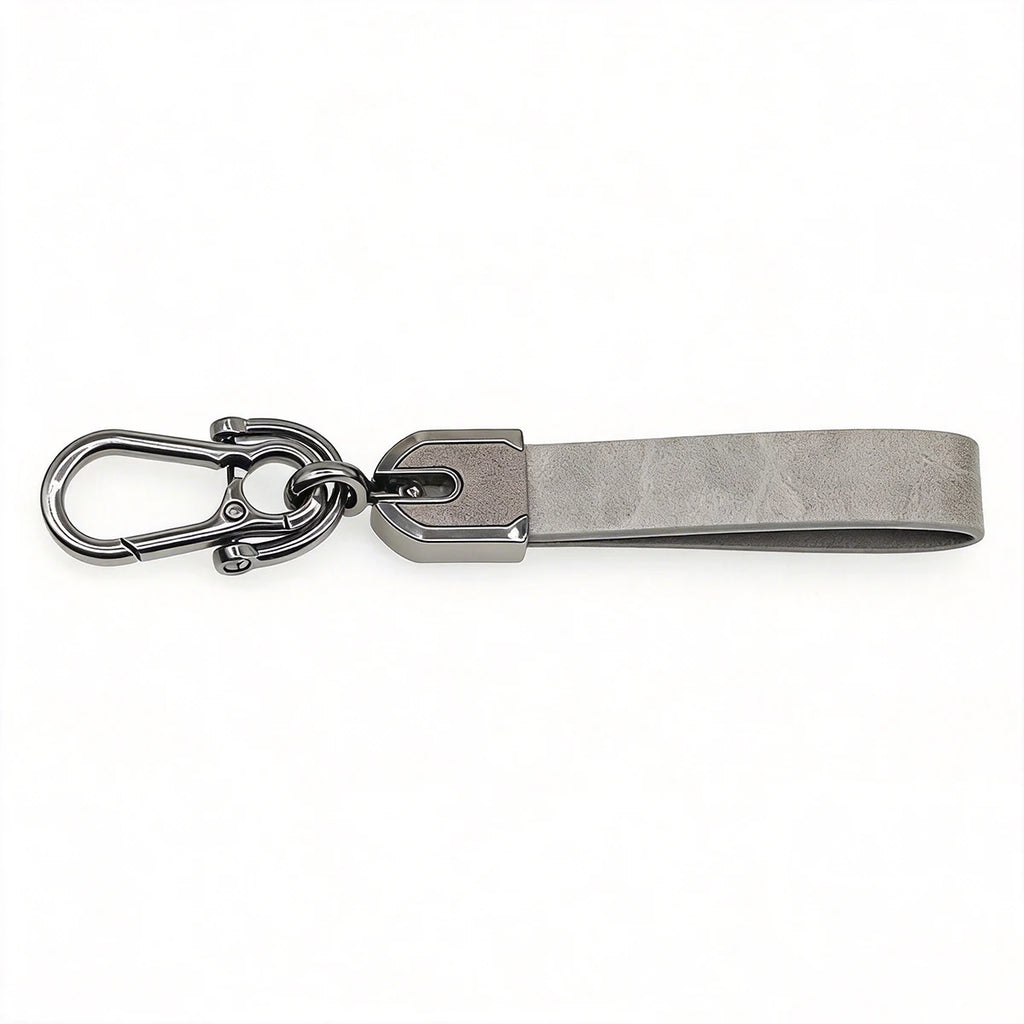 Custom Text Keychain Personalized Text Key Ring Gift For Men Women PU Leather Laser Engraving Customized Name Car Key Chain