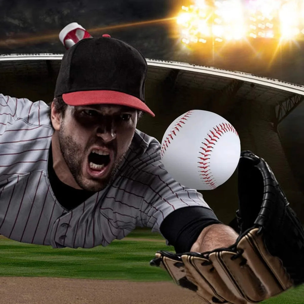 12 Pack 9 Inch Unmarked Training Baseballs For Kids Youth Pitching Throwing Autograph Practice