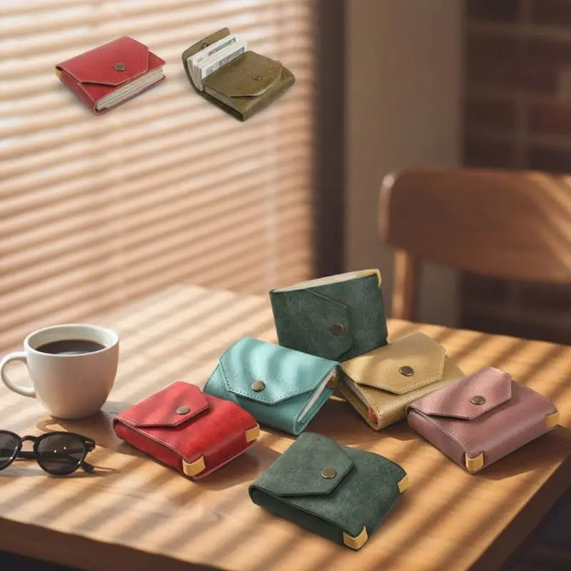 Leather Wallet Features A Cleverly Designed Card Holder For Easy And Quick Access To Cash And Cards.