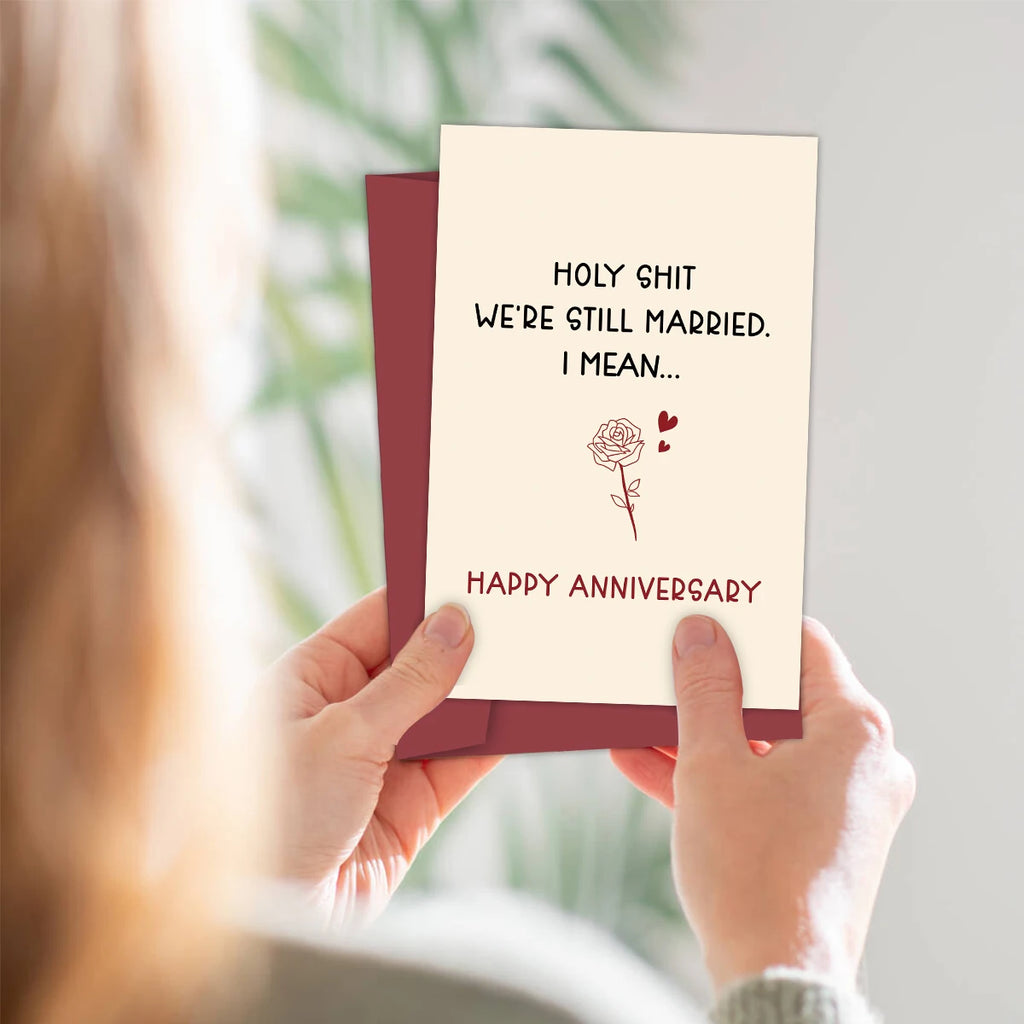 1PC Funny Anniversary Card,I Promise to Always Be by Your Side,Birthday Card for Husband Boyfriend,Valentines Day for Him Her