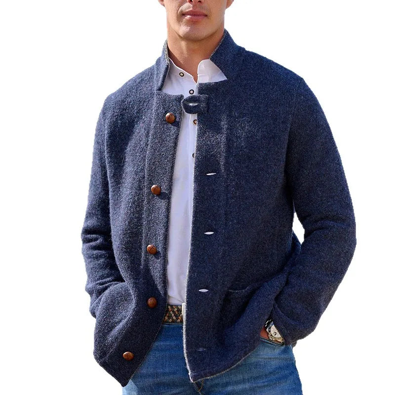 2026 Casual Medium and Long Men's Jacket Slim-fitting and Versatile Trench Coat Men