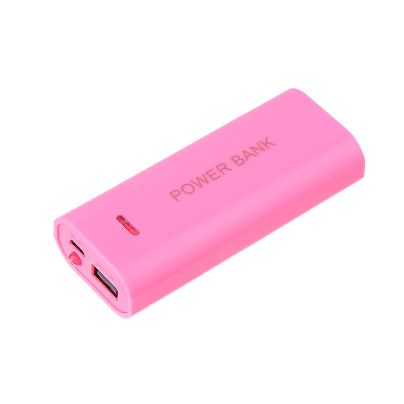 New Portable Power Bank Case DIY 2Cell 18650 Battery Box For Smart Phone Charge 5V 1A For 18650 Battery With Indicator Light