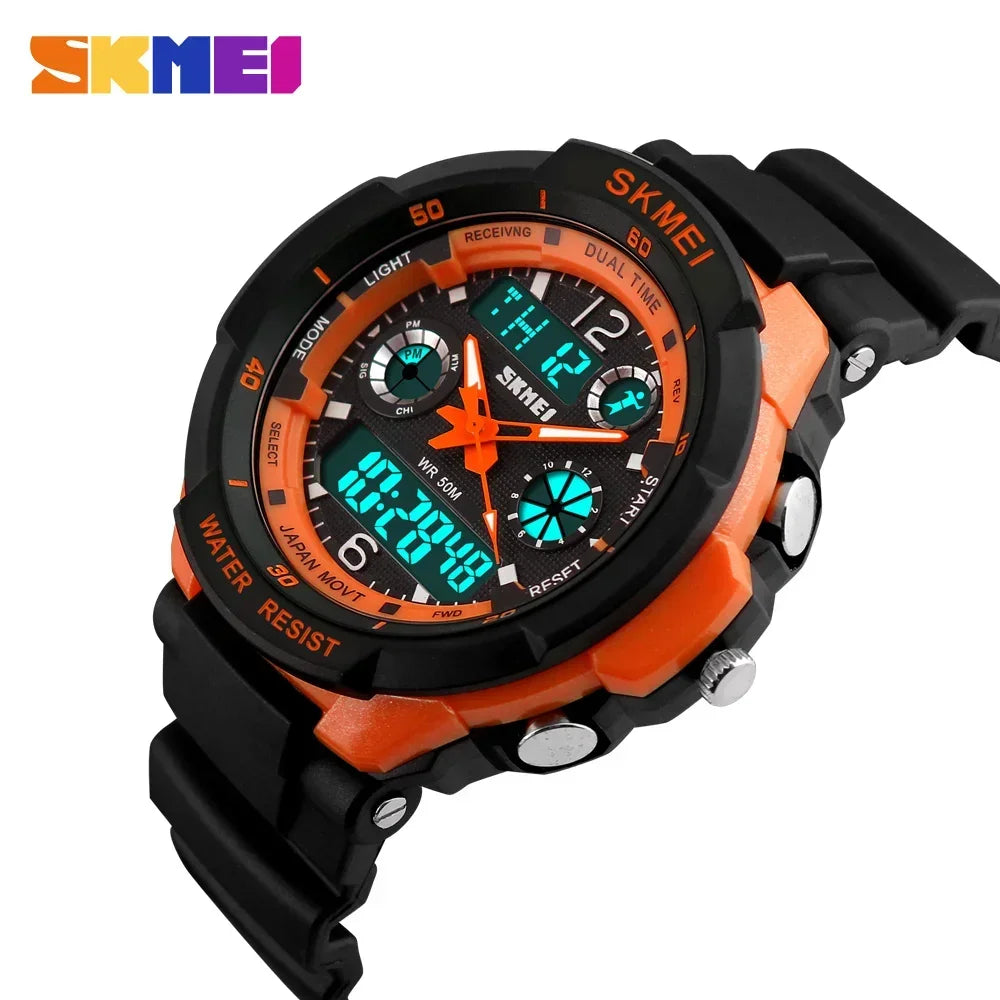 SKMEI Outdoor Digital Boy Sport Children Electronic Wristwatches 1060 Relojes infantiles 0931 Kids Shockproof Waterproof Watch