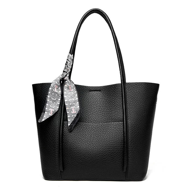 Genuine Soft Leather Tote Bag Women's Large Capacity Carrying Bags Designer Handbag Vintage Shoulder Bag Brand Commuting Bags