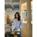 Women's Clothing Loose Versatile Long-sleeved Shirt Blouses