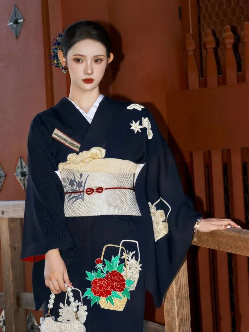 Girl Dress Yukata Women Clothing Fashion Photography Clothes Ethnic Style Stage Japan Kimono Cosplay Performance Costumes