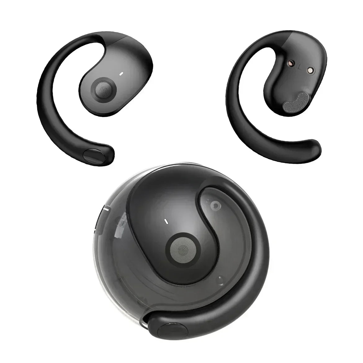 Wireless Headphones Bluetooth Headset with Mics HiFi Stereo Sound Earphones Smart Touch Sports Earbuds for phones