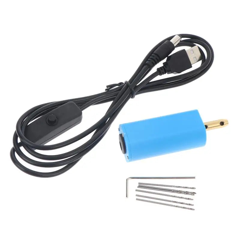 Handheld Mini Electric Drill DIY Electric USB Electric Drill Tools For Epoxy Resin Jewelry Making Drilling Holes Engraving Pen