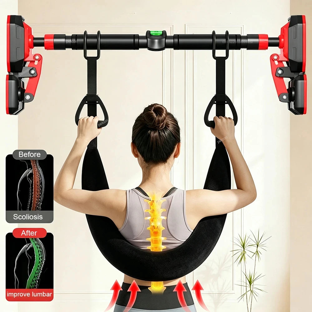 Household Spinal Stretch Lumbar Suspension Belt Horizontal Bar Traction Soothing Waist Beltcan Weigh 200 Catties Hanging Ergonom