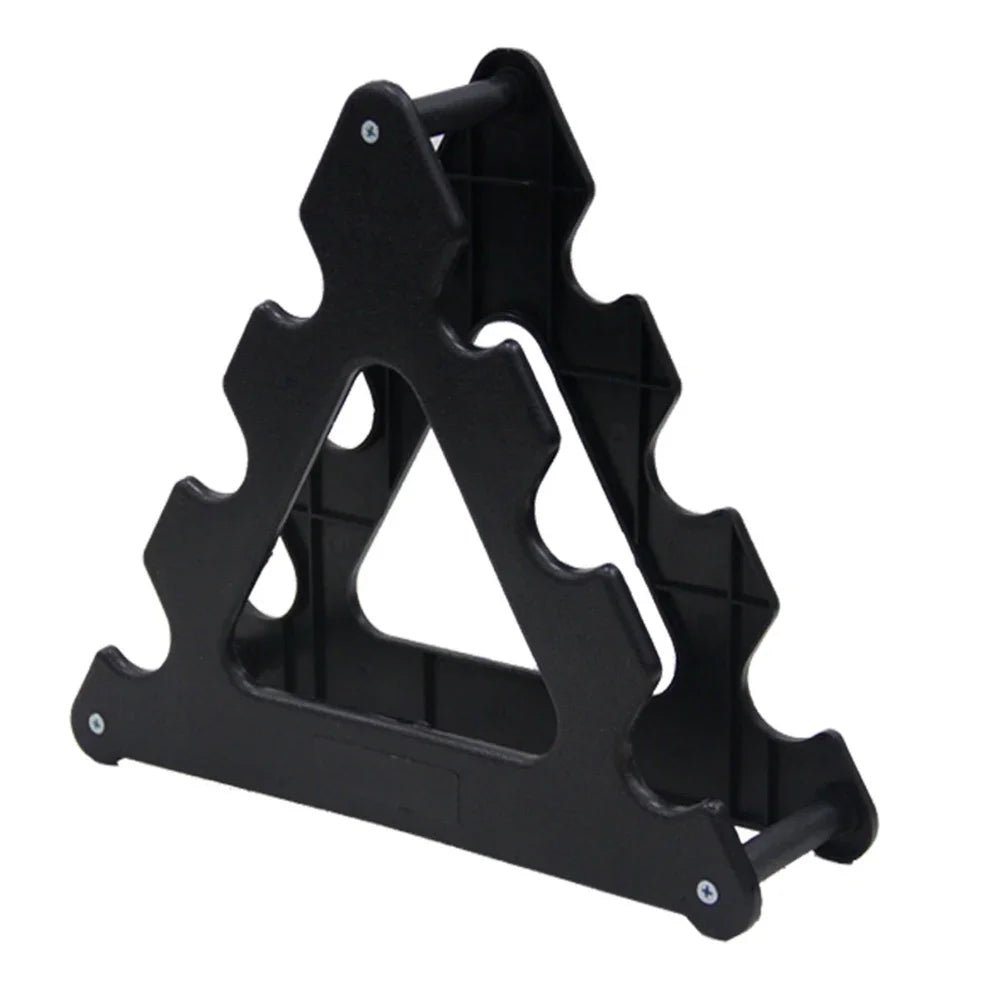Weight Storage Organizer 3 Tier Dumbbell Rack Stand Only Compact Weight Rack for Dumbbells Small for Home Gym Workout
