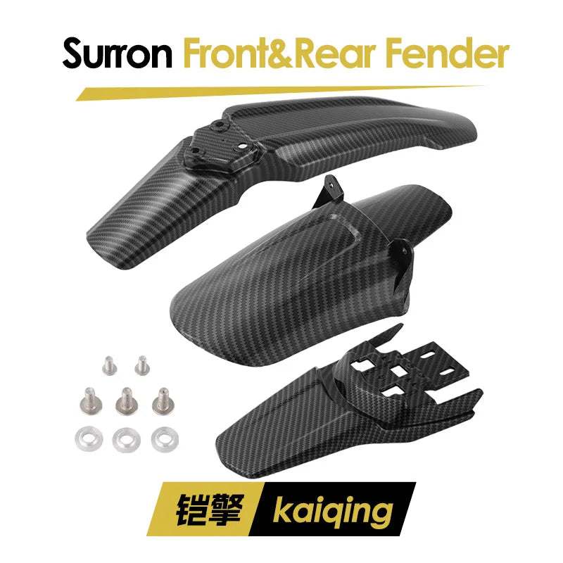Electric Off-road Motorcycle Accessories, Light Bee Surron, Front Mudguard, Carbon Fiber Mudguard, Rear Tailboard, Plastic Parts