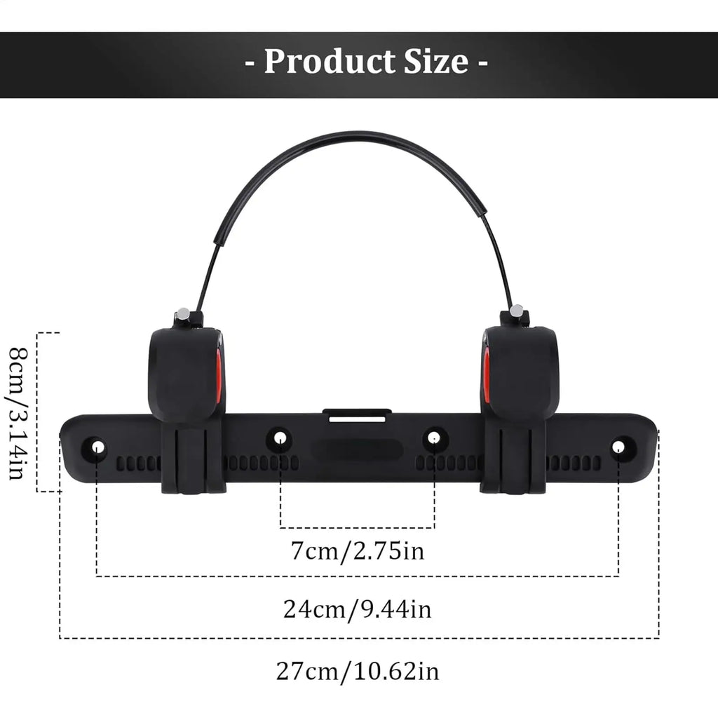 Bicycle Side Bag Buckle Motocross Saddle Rack Bag Buckle Bicycle and Motorcycle Pannier Rack Accessories for Bike Luggage Rack