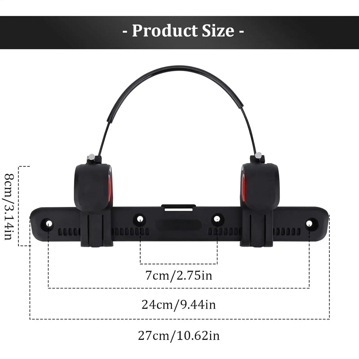 Bicycle Side Bag Buckle Motocross Saddle Rack Bag Buckle Bicycle and Motorcycle Pannier Rack Accessories for Bike Luggage Rack