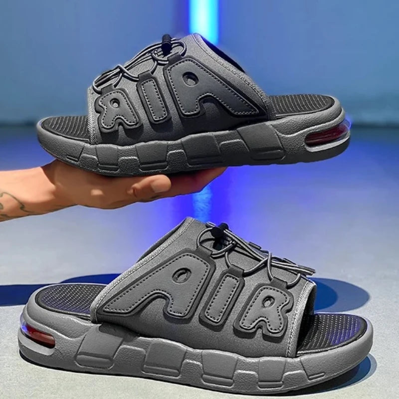 Men's Slippers Beach and Indoor New Brand Anti-Slip Ultra-Soft Lightweight Quick-Drying Fashionable Large Size Sandals