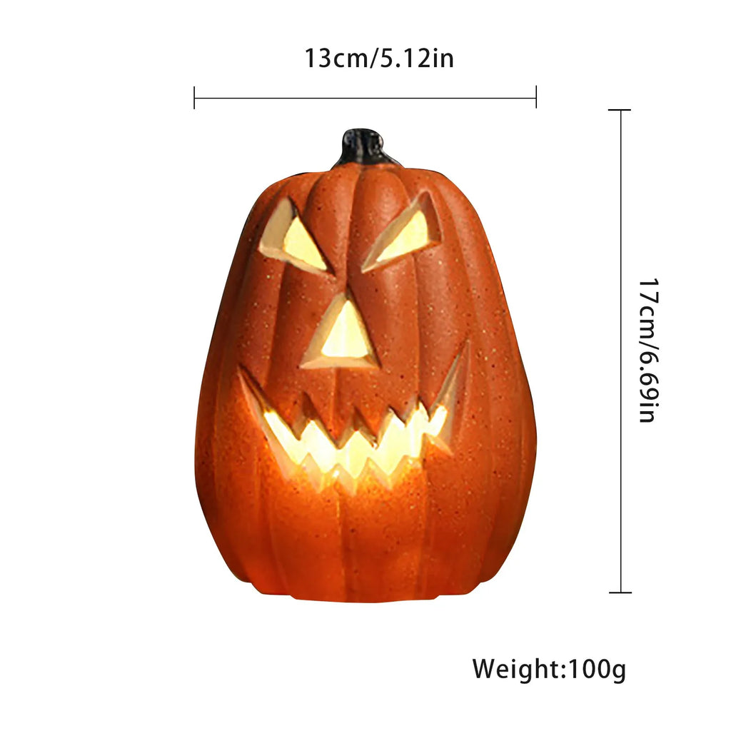 Party Decoration Diy Ornament Holiday Decor Halloween Led Pumpkin Light Jack O Lantern Spooky Carved Pumpkin Lamp 2026 Home Yard